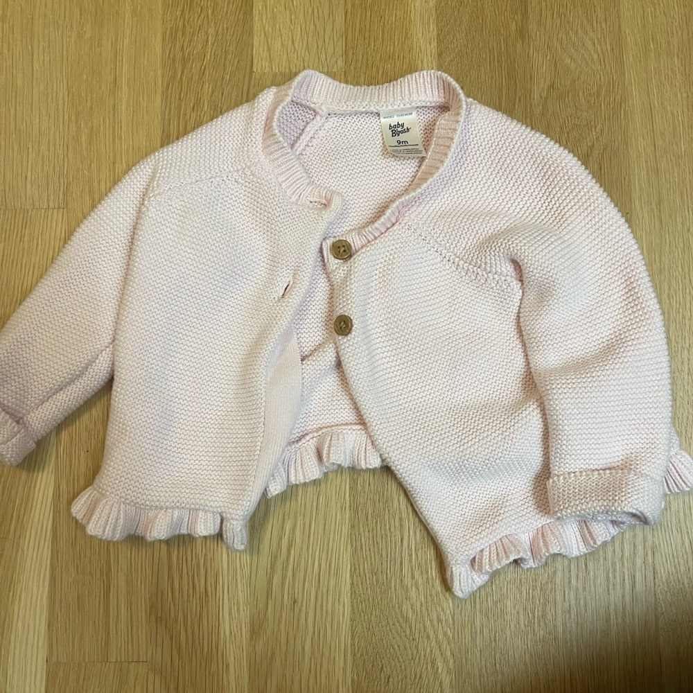 Light pink sweater 9mos